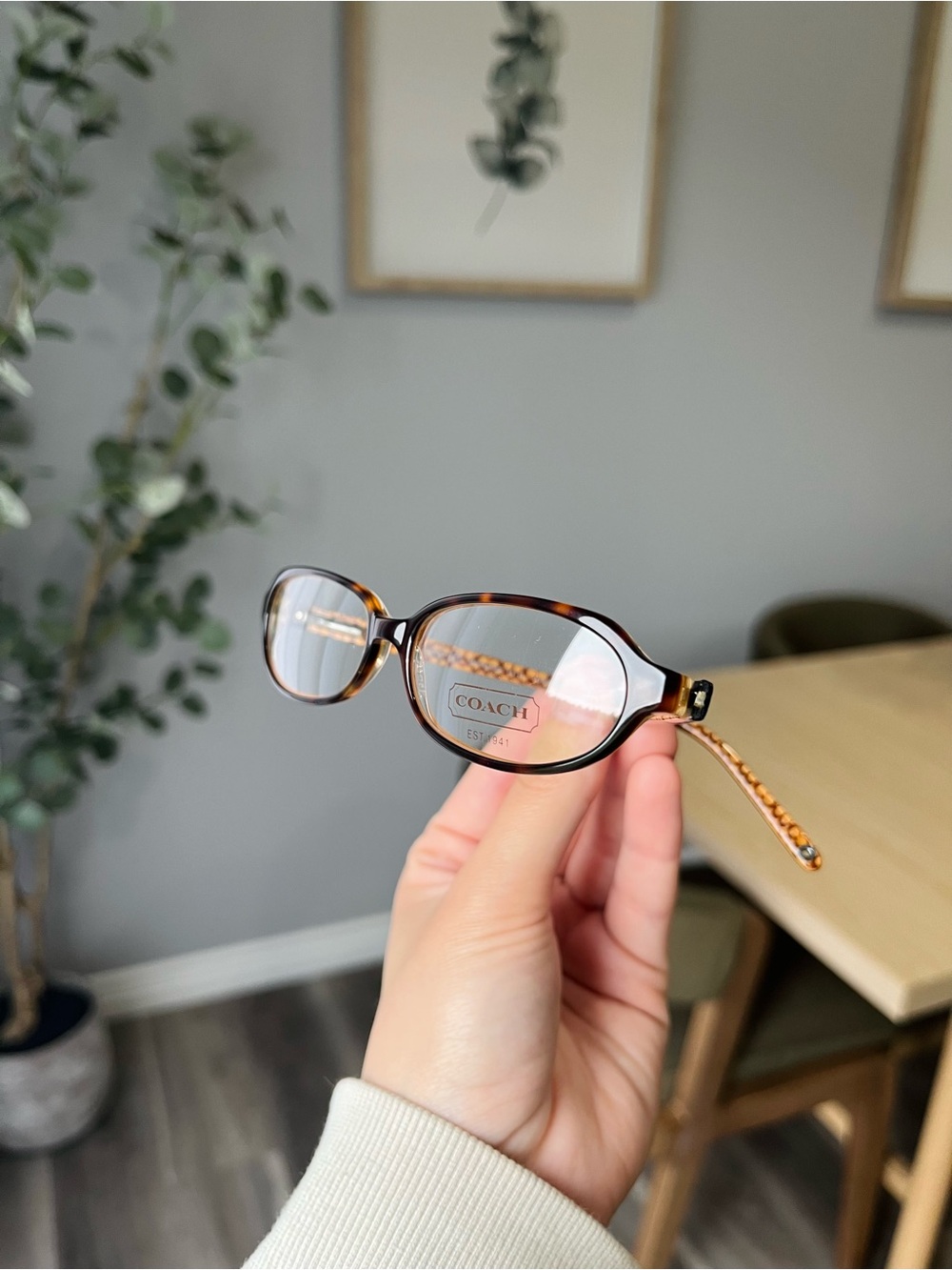 2003 Coach Mackenzie Tortoise Shell Eyeglasses - Picture 2 of 8